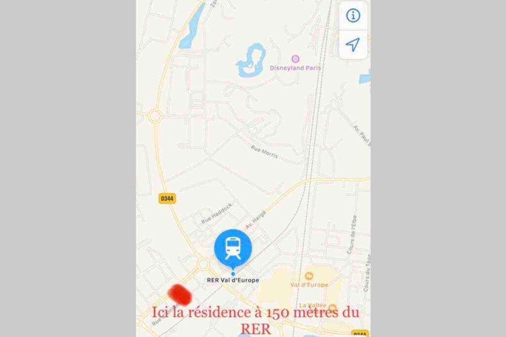 Escale A Disneyland Paris Apartment Montevrain Bagian luar foto